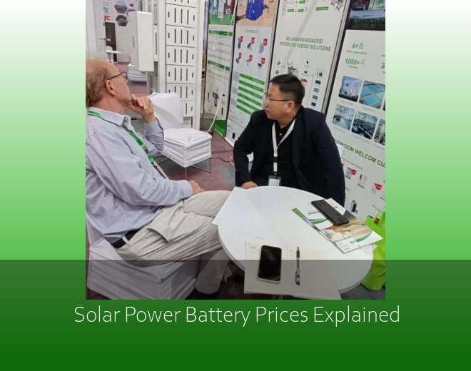 Solar Power Battery Prices Explained